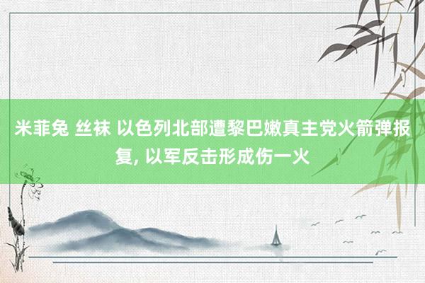 米菲兔 丝袜 以色列北部遭黎巴嫩真主党火箭弹报复， 以军反击形成伤一火