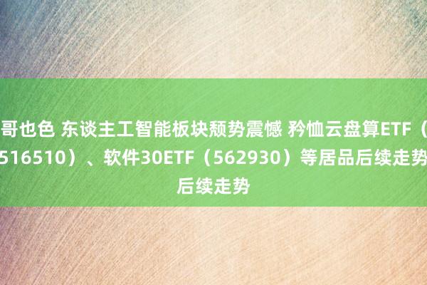 哥也色 东谈主工智能板块颓势震憾 矜恤云盘算ETF（516510）、软件30ETF（562930）等居品后续走势