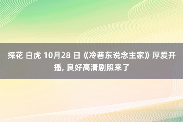 探花 白虎 10月28 日《冷巷东说念主家》厚爱开播， 良好高清剧照来了