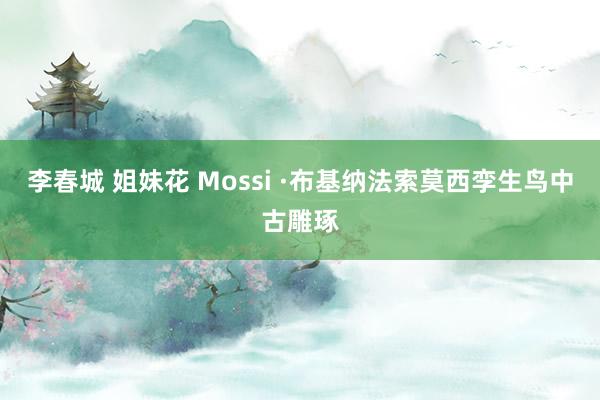 李春城 姐妹花 Mossi ·布基纳法索莫西孪生鸟中古雕琢