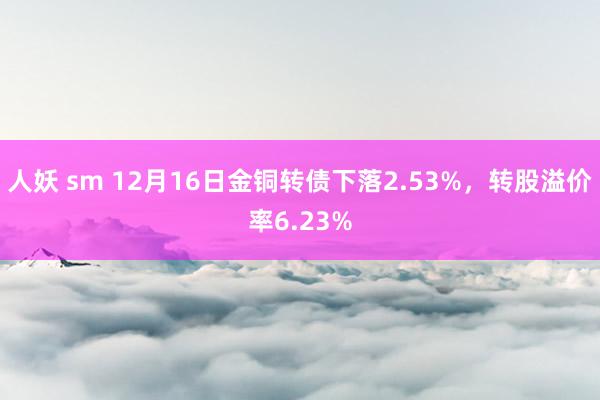 人妖 sm 12月16日金铜转债下落2.53%，转股溢价率6.23%